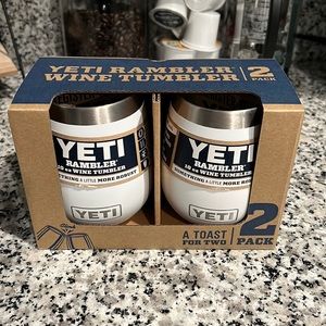 NIB YETI Rambler Wine Tumbler Set